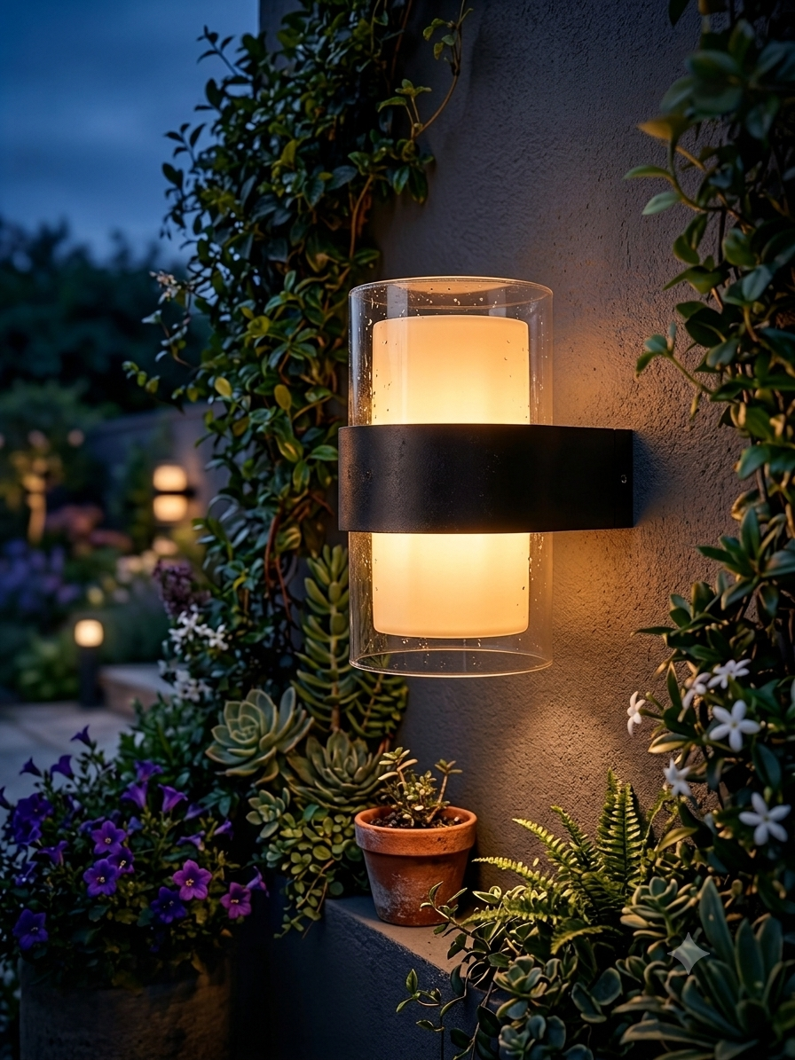 Econa ECN-21332 12W Dış Mekan LED Aplik 3000K Siyah
