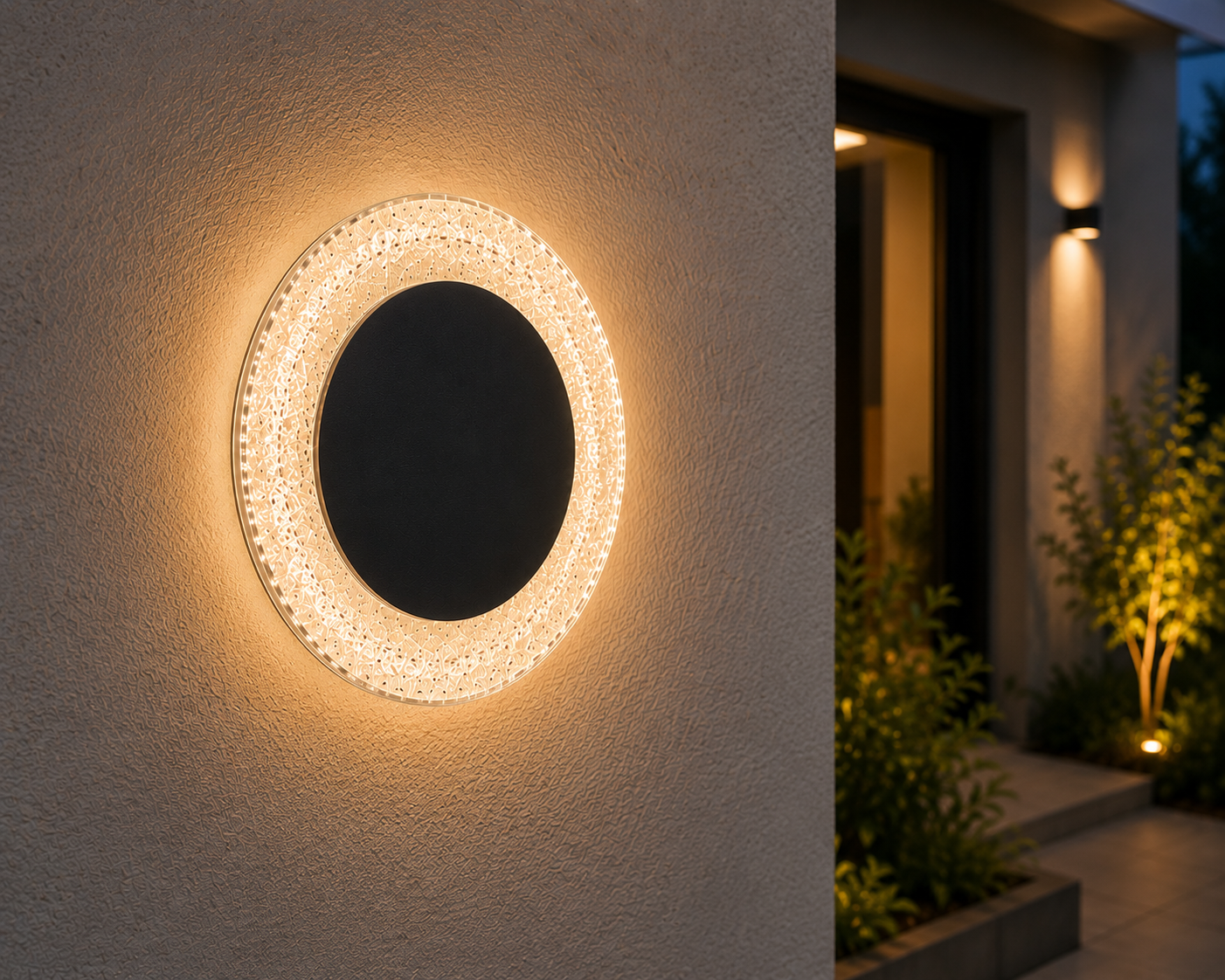 Econa ECN-21350 24W Dış Mekan LED Aplik 3000K Siyah