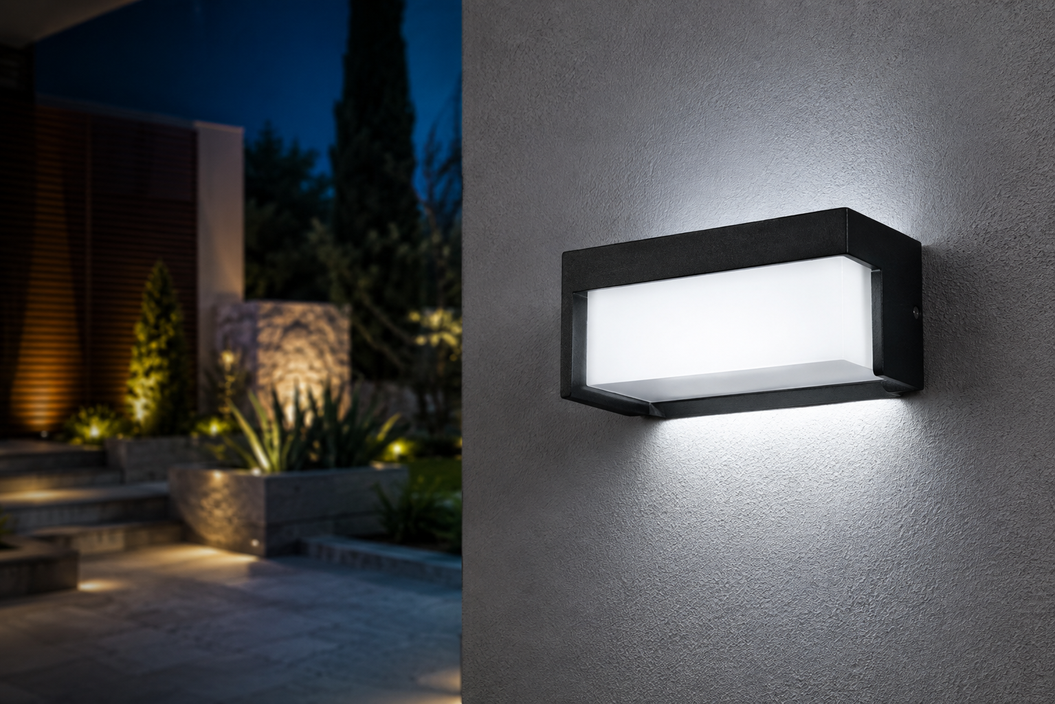 Econa ECN-21344 18W Dış Mekan LED Aplik 6500K Beyaz Işık
