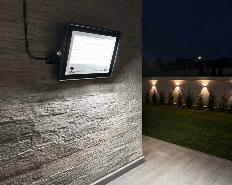 MOV 100W LED Projektör 6500K Beyaz Işık 10.000 Lümen Dış Mekan