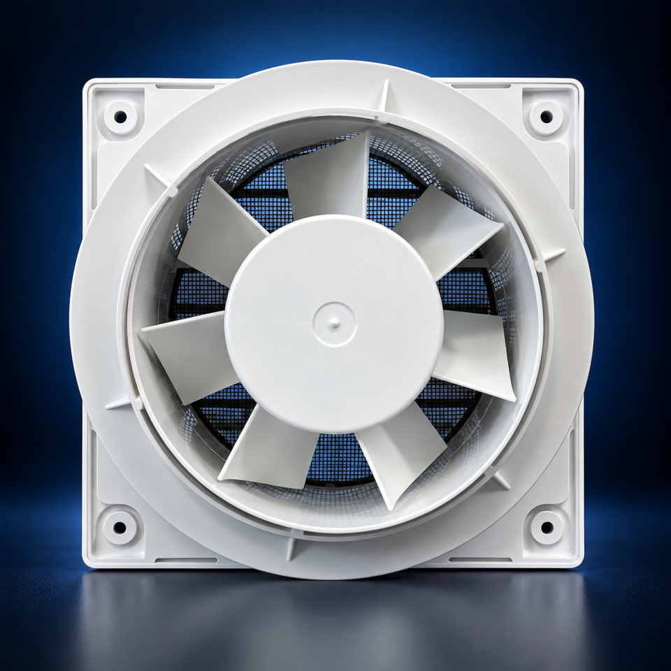 Horoz Electric 120 mm Banyo Aspiratörü 15W 120 m³/h Beyaz