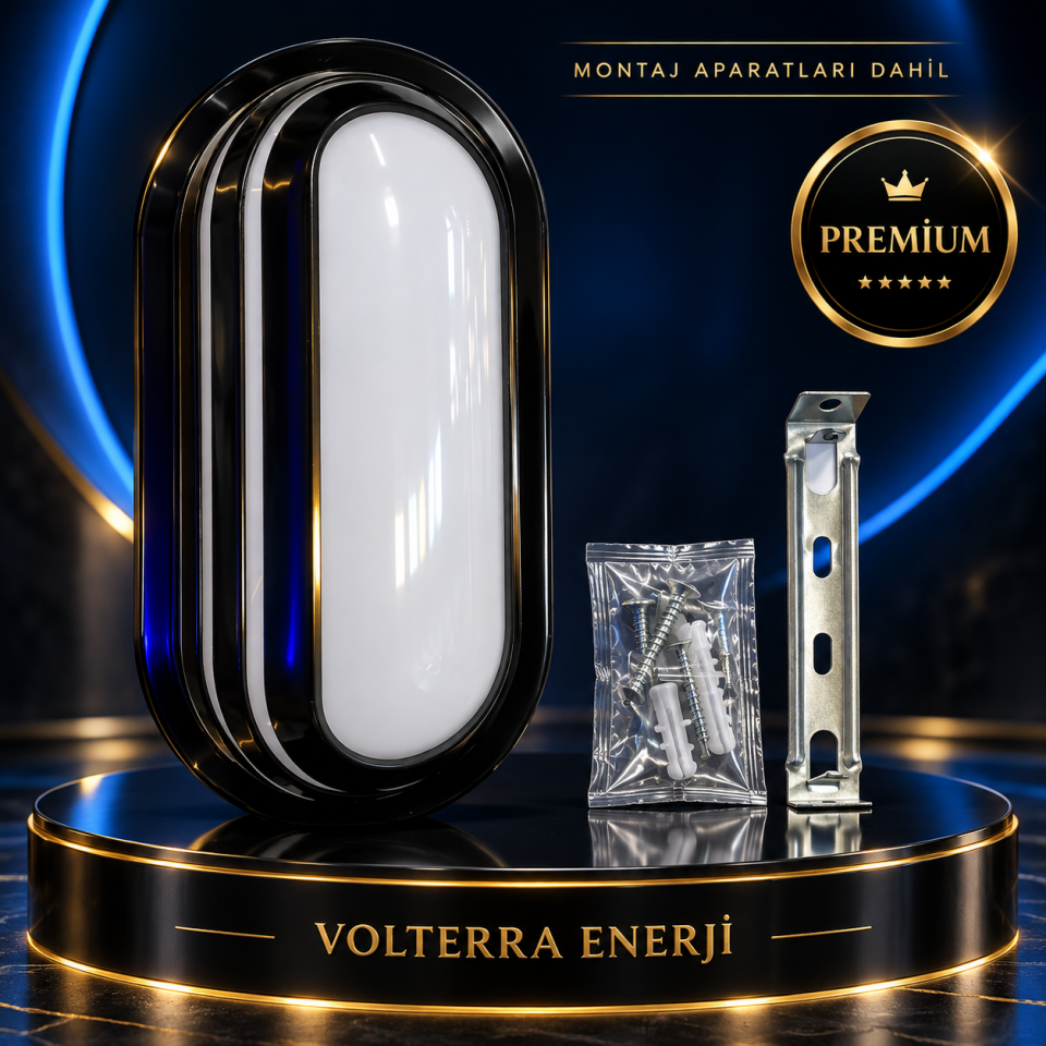 Econa 20W Dış Mekan LED Aplik IP54 3000K Siyah