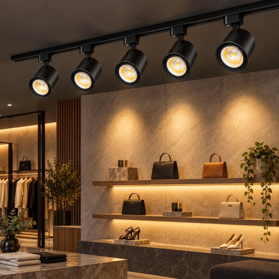 Global KTL180 30W LED Ray Spot 3000K 1800 lm Siyah