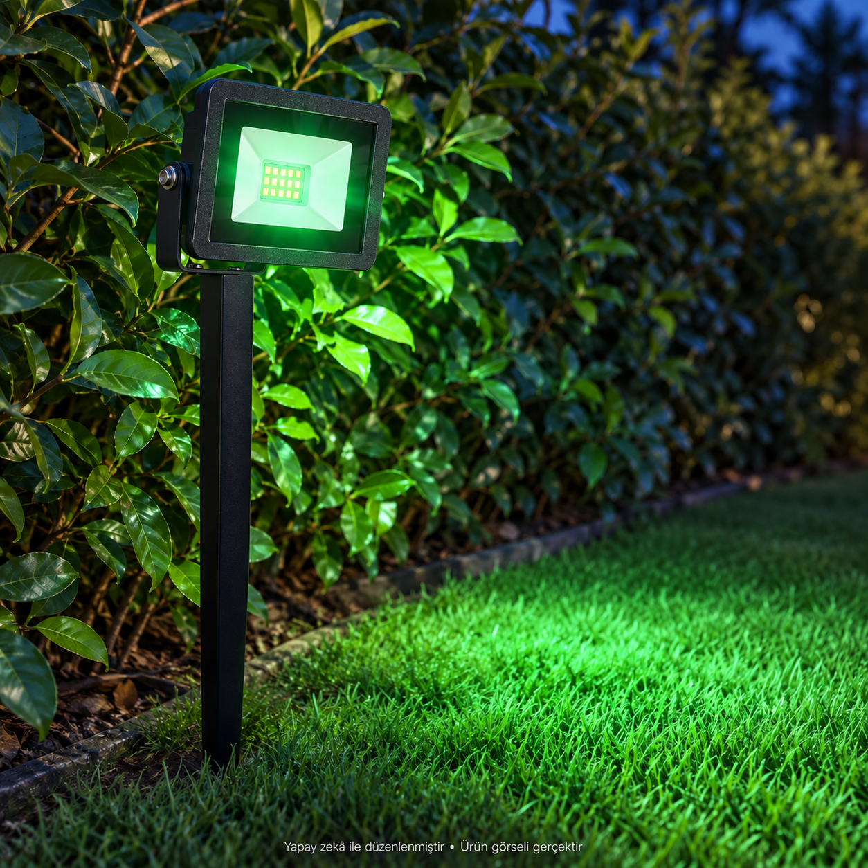 ERK LED ERK3720 20W Yeşil LED Projektör IP65